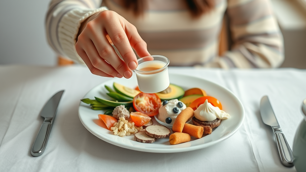 portion control for how to get a flat stomach, healthy plate measuring
