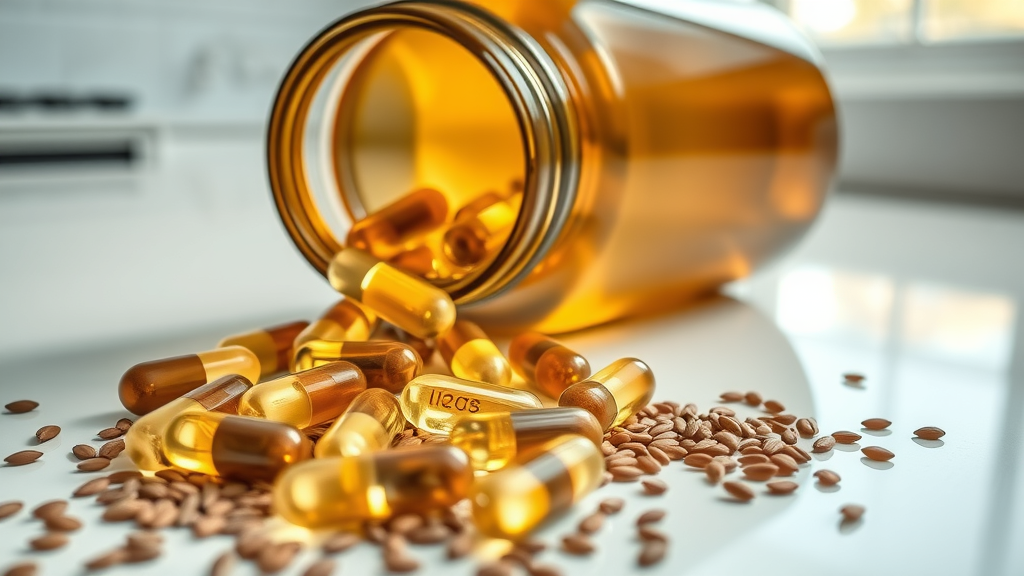 omega-3 fish oil capsules and flaxseeds for natural supplements diabetes