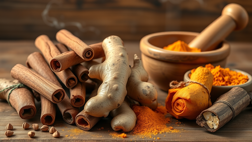 cinnamon ginger turmeric natural medicine for weight loss fat burn boosters herbal remedies