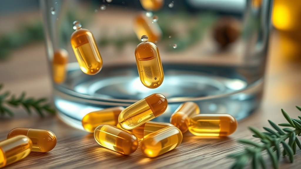 fish oil supplement clean capsules close-up omega-3 for heart disease prevention