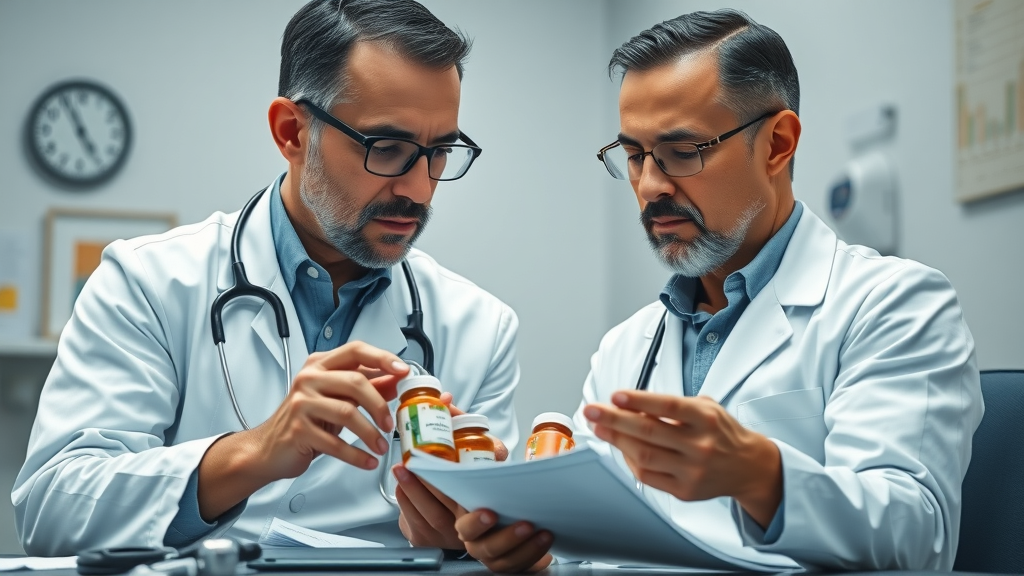 Doctor and patient discussing blood pressure supplements and safety considerations