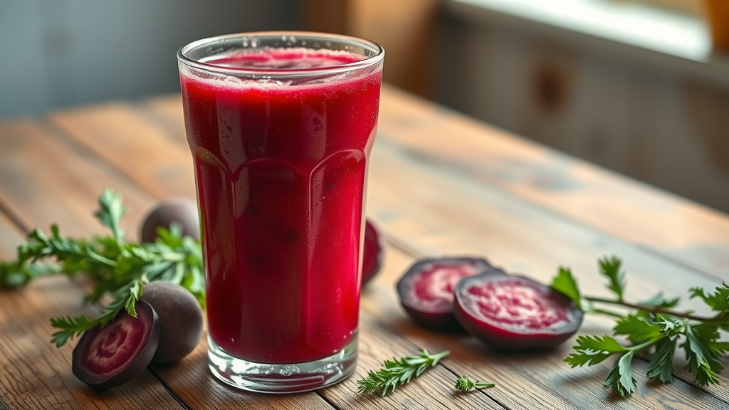 beetroot juice natural drink lower blood pressure nitric oxide health