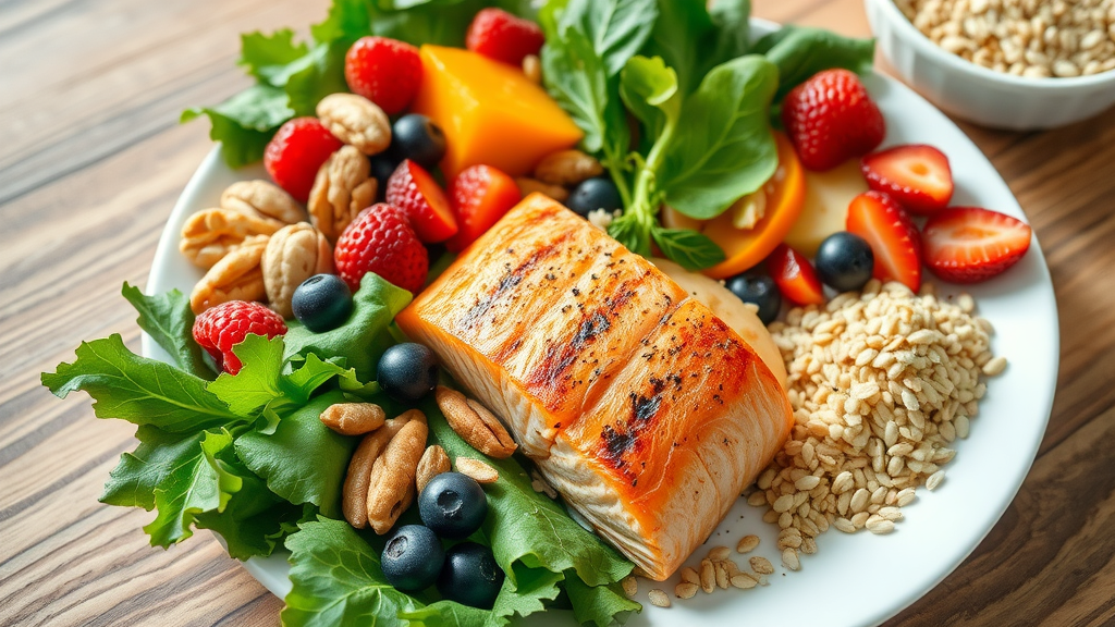 best foods for regulating blood sugar levels berries nuts leafy greens salmon