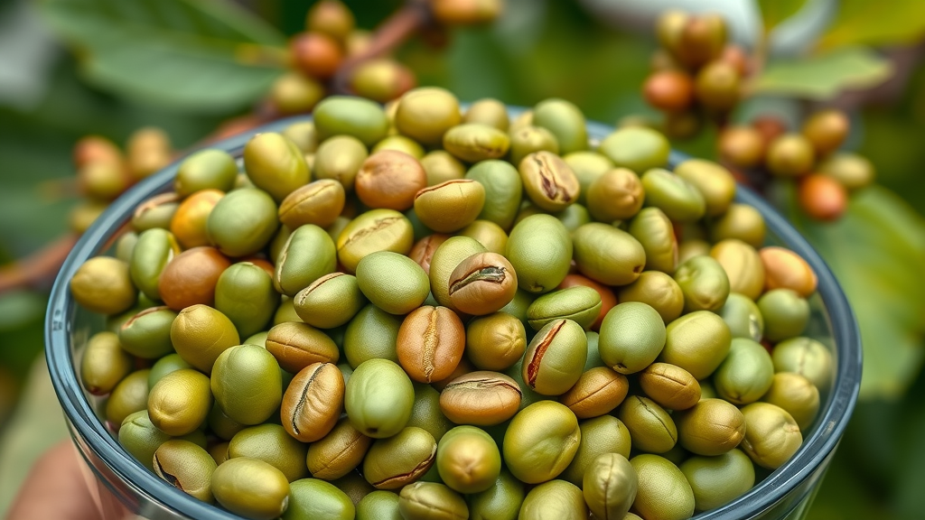 green coffee bean fat burning herbal remedy natural medicine for weight loss