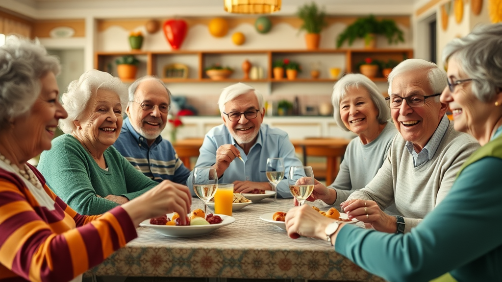 older adults elder wellness community support meal socialization