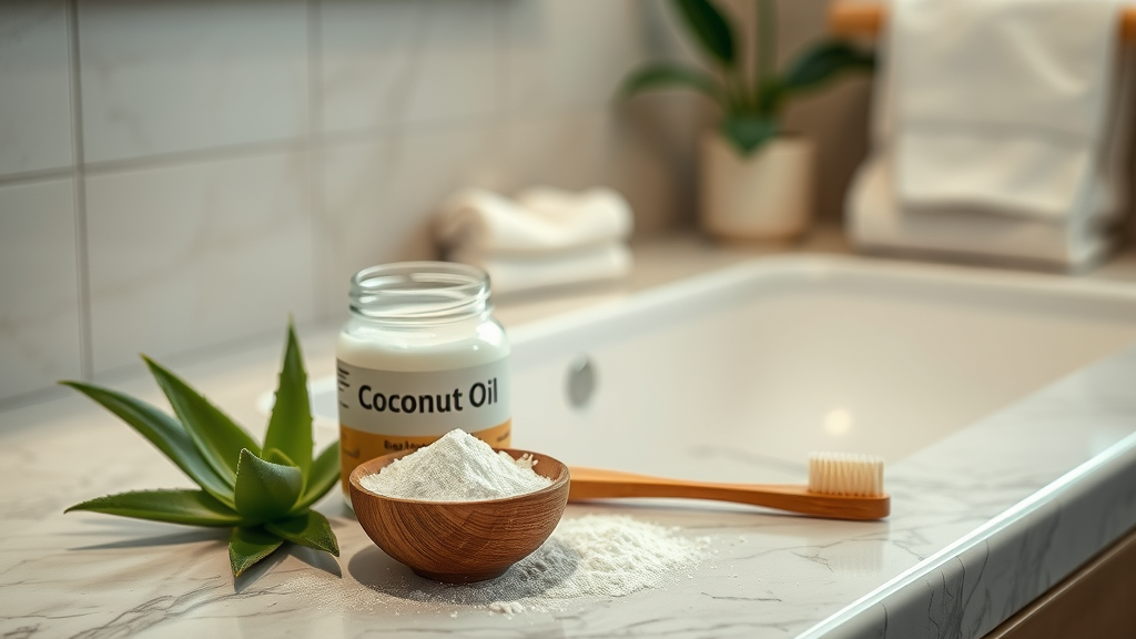 healthy teeth and gums natural remedies coconut oil aloe vera baking soda