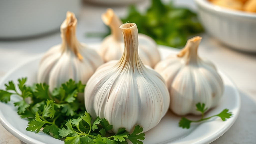 garlic capsules and bulbs natural supplement high blood pressure control