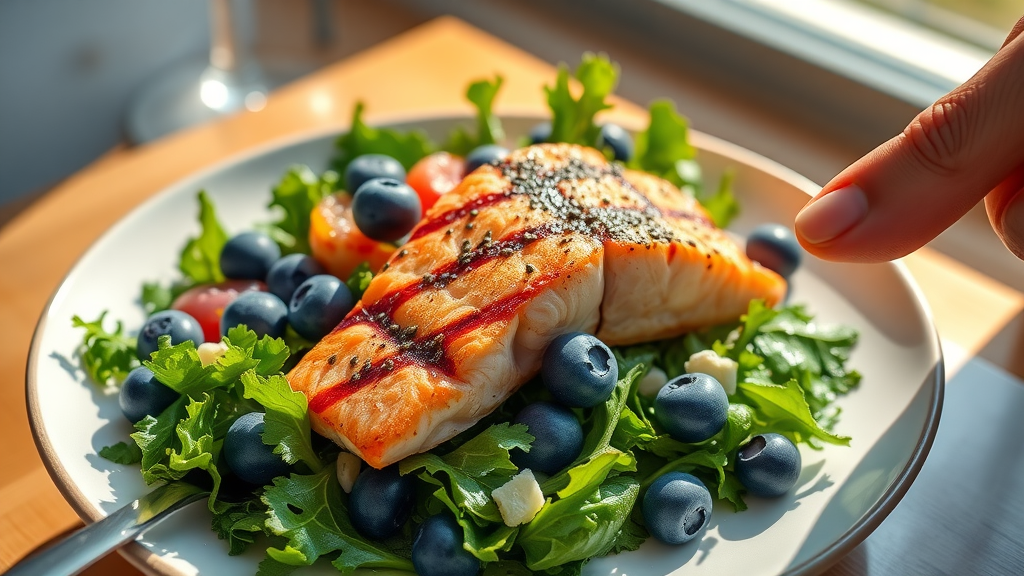 anti-inflammatory meal salmon kale berries arthritis pain relief food